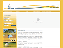Tablet Screenshot of levantehotels.com